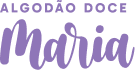 Logotipo Algodão Doce Maria do curso de arco de algodão doce